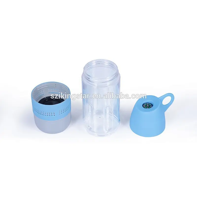 waterproof portable charge power bank 2000mah wireless speaker water music bottle speakers