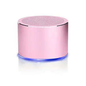 OEM Logo Aluminium Metal Wireless Bluetooth Sound Box Speaker