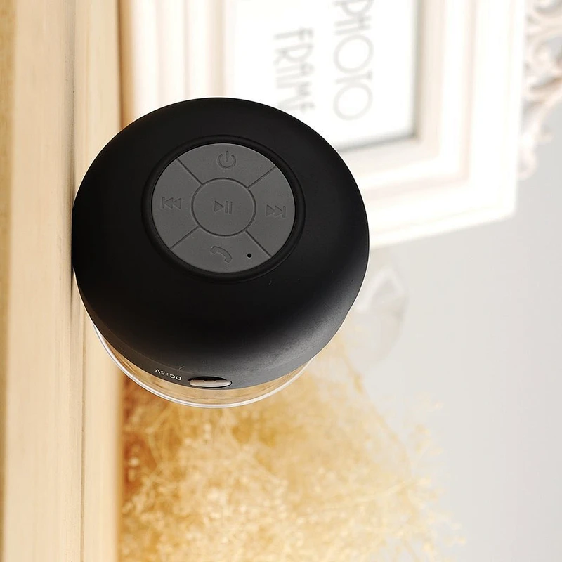 Cheap promotion mini sucker cup wireless bluetooth waterproof speaker