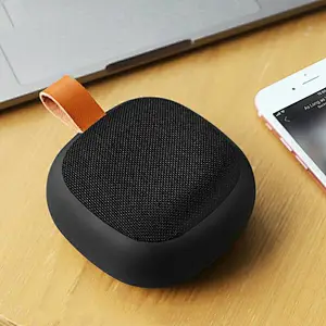 promotion gift logo bluetooth wireless square mini fabric speaker