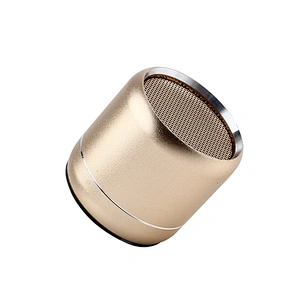 Mini Aluminum Cylinder Karaoke Mini Wireless Subwoofer Speakers