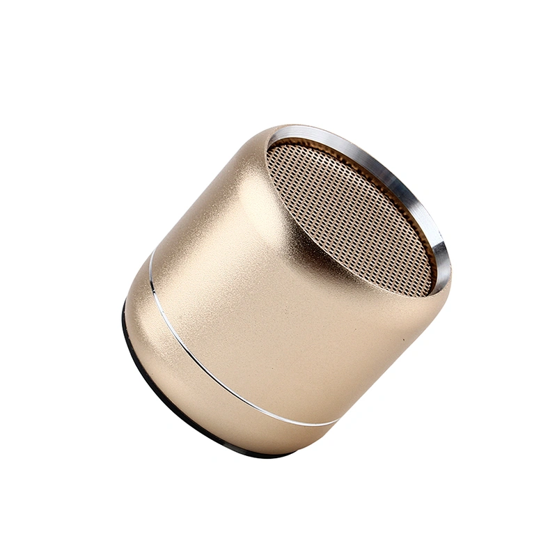 Mini Aluminum Cylinder Karaoke Mini Wireless Subwoofer Speakers