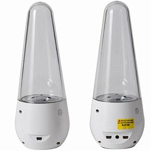 Color Changing Fountain Speaker Tower Spray Dancing Water Speaker