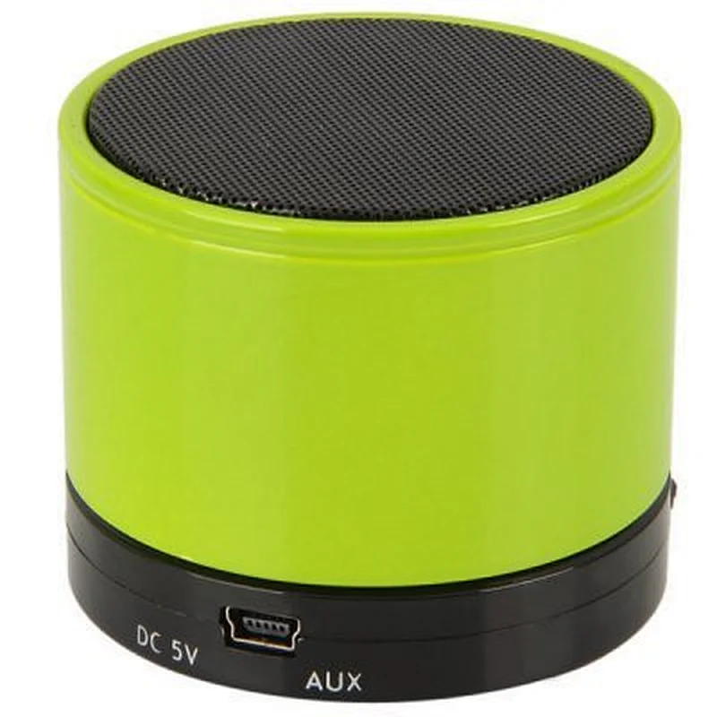 music speaker with radio round shape metal S10 mini speaker