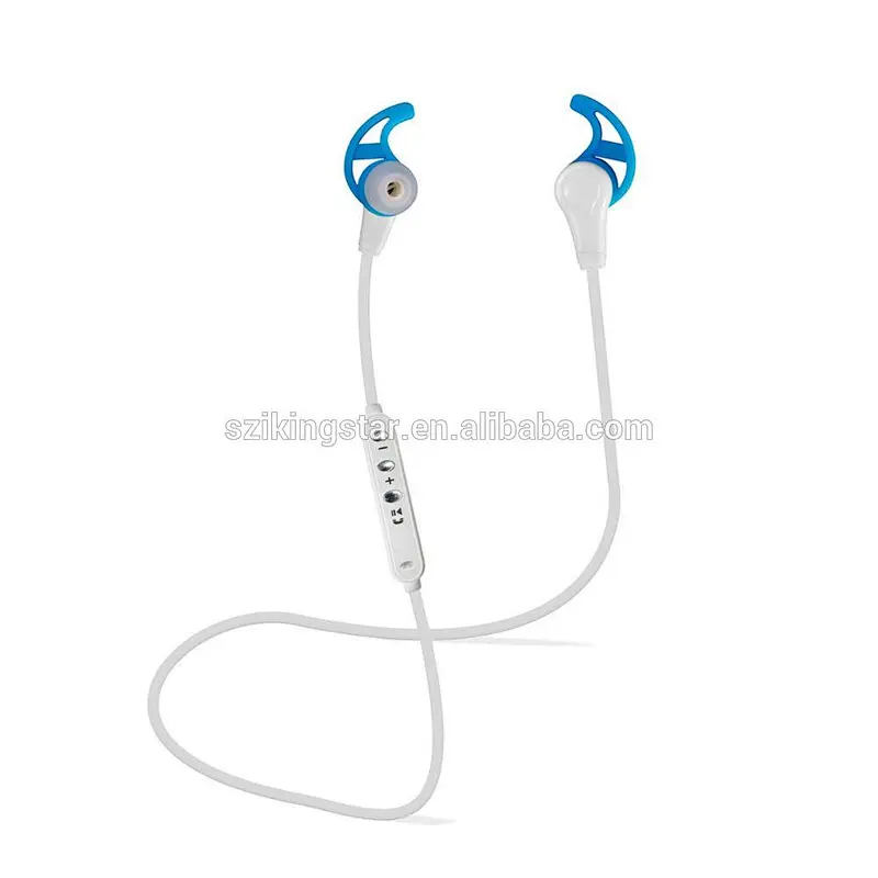 ODM customized OEM logo sport neckband wireless headphones in ear earhook promotion gift earphones