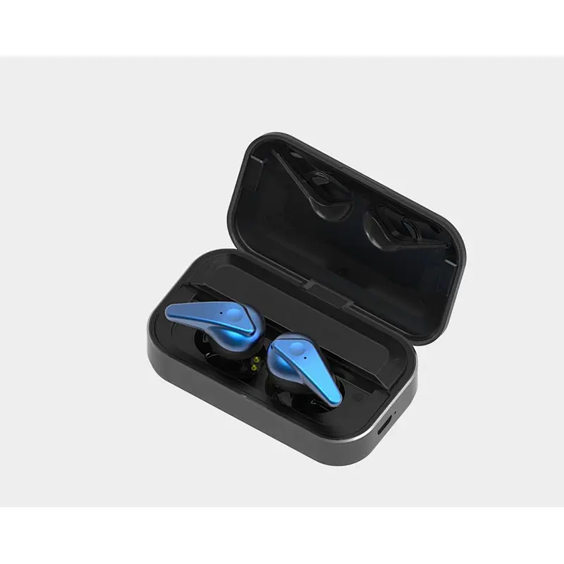 High Quality Mini Portable Square Earphone Stereo Bass Microphone Wireless TWS Headphone