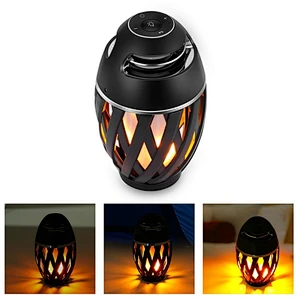 96 LED flickers warm yellow lights Lamp Flame Atmosphere music stereo subwoofer speaker