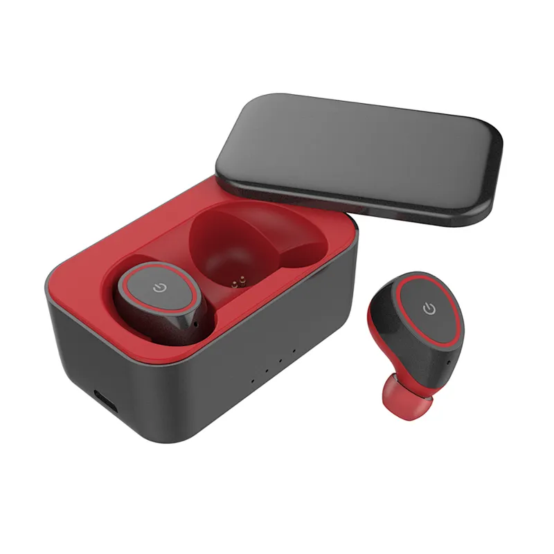 Best selling products tws earbud with case charging mini Noise Canceling  V5.0 bluetooth tws earbuds for mobile phone