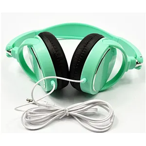 Children CE ROHS music 3.5mm Jack mic wired folding headphone