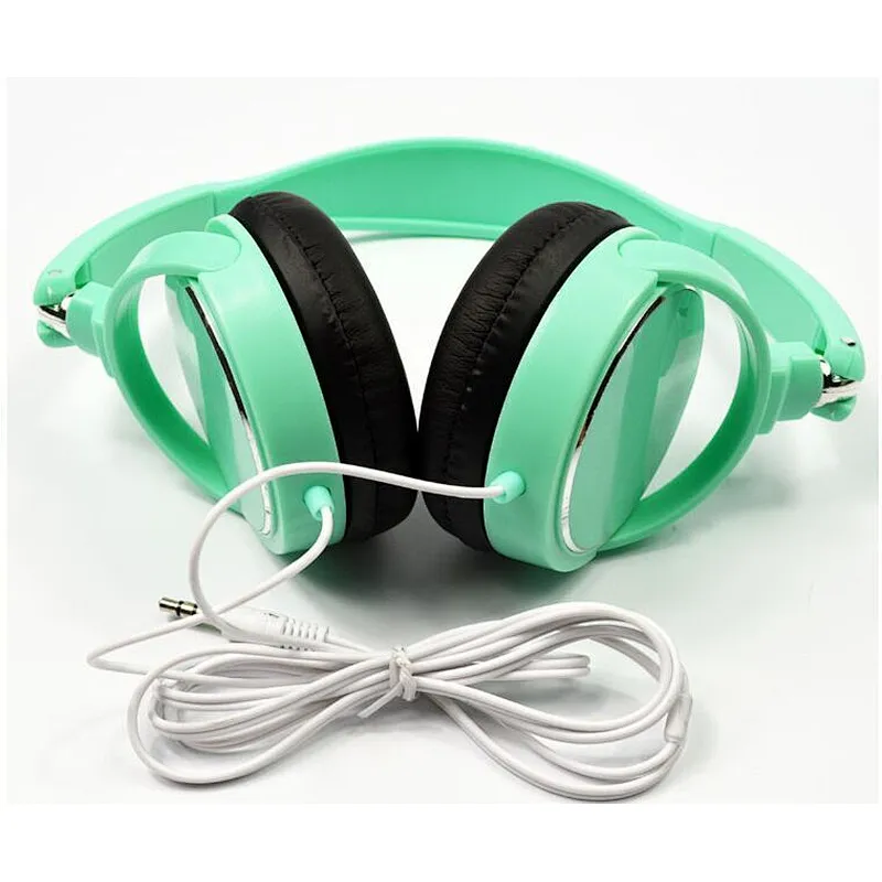 Children CE ROHS music 3.5mm Jack mic wired folding headphone