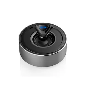 Stereo Bass Wireless Table Blue Tooth Cylinder Metal Mini Bluetooth Speaker