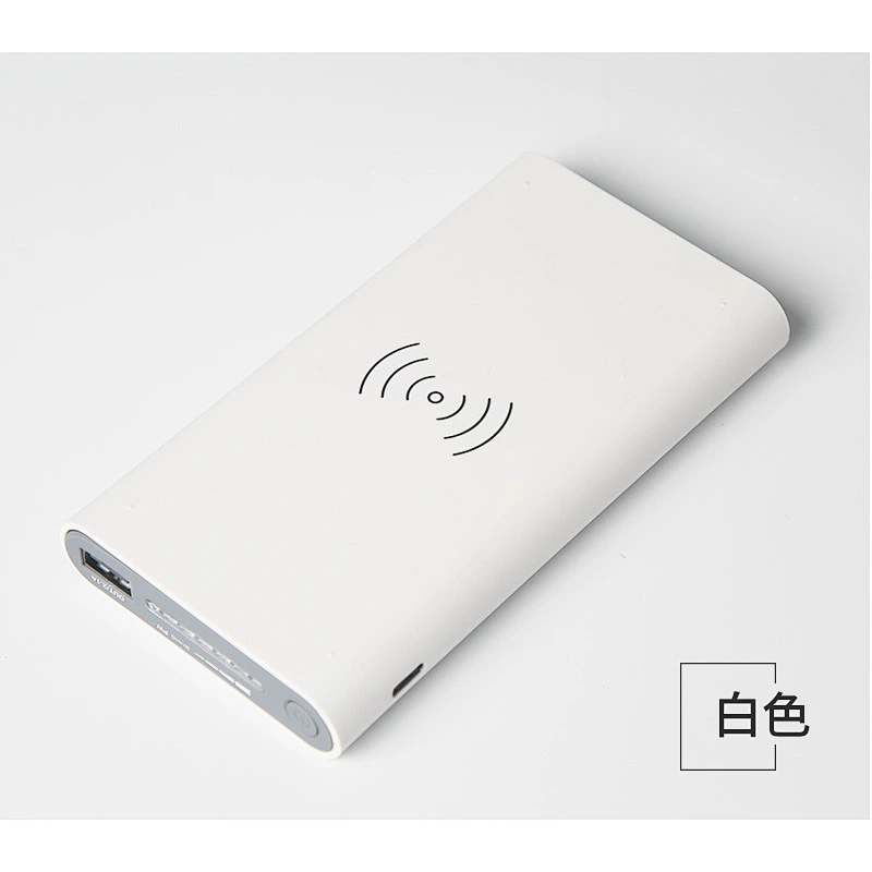 led light polymer battery dual usb port charger power banks fast charge wireless