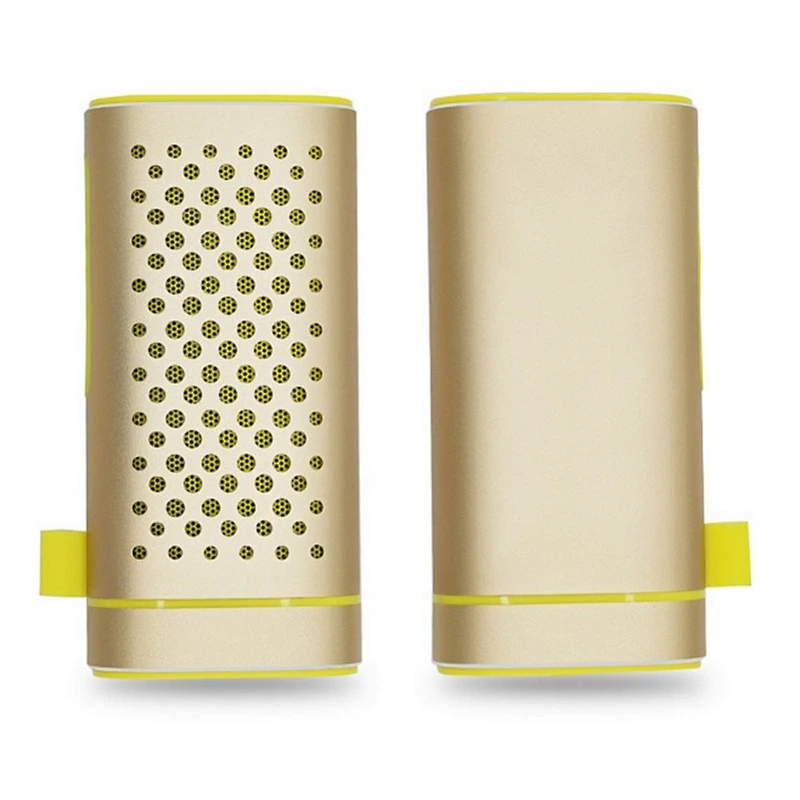 bluetooth Aluminum Rectangle 2 in 1speaker with power bank 3000mah
