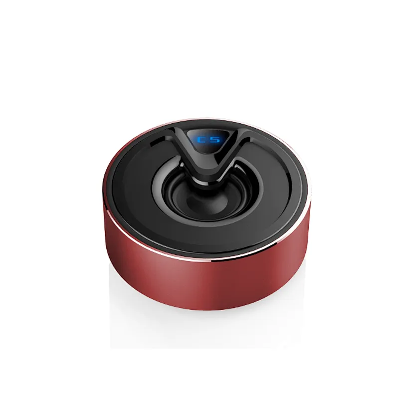 Handsfree Aluminum Alloy Wireless Bluetooth C5 Mini Stereo Speaker