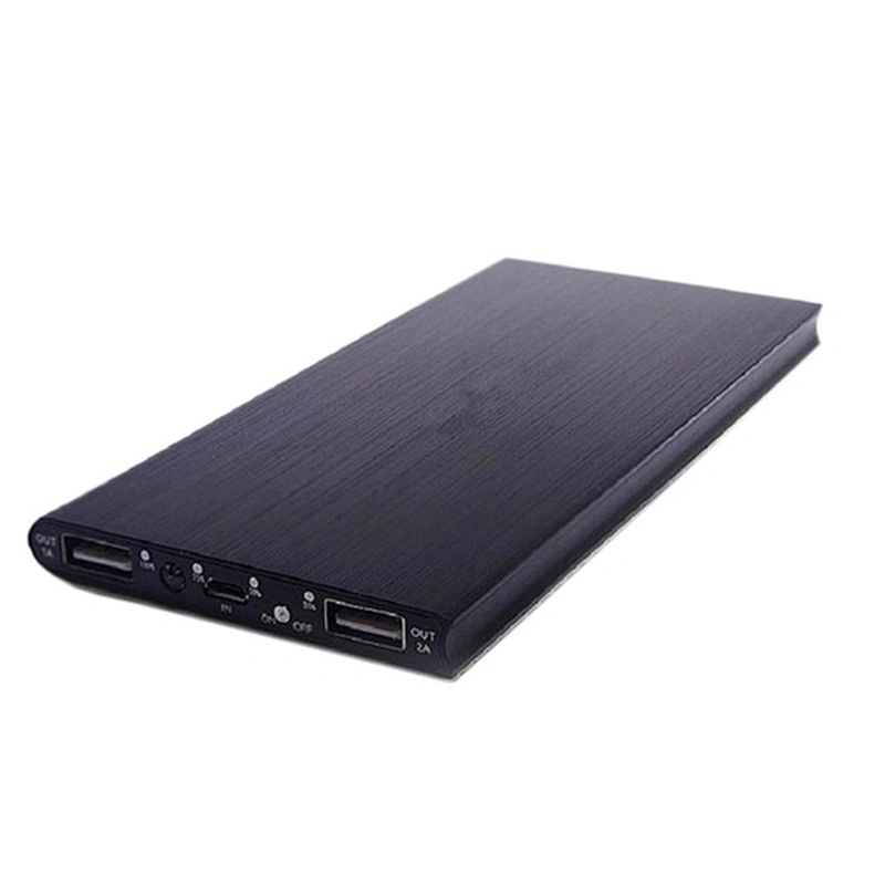 Free Sample Battery Charger Power Bank Metal Powerbank 8000mah
