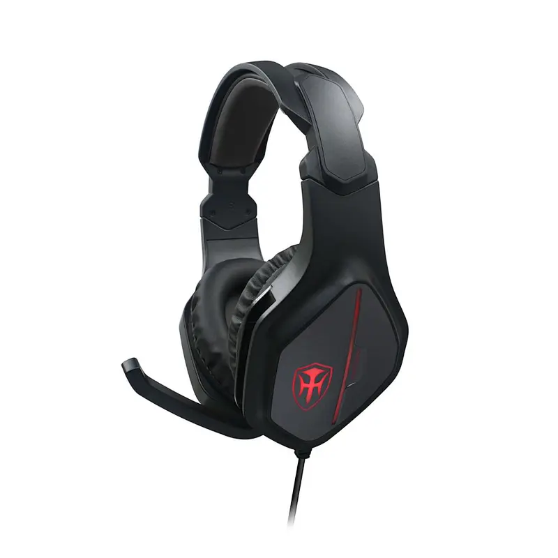 3.5mm & USB Surround PCcomputer microphone led light wired game headphone