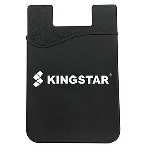 Free Sample 3M Adhesive Silicone Cell Phone Card Case Holder