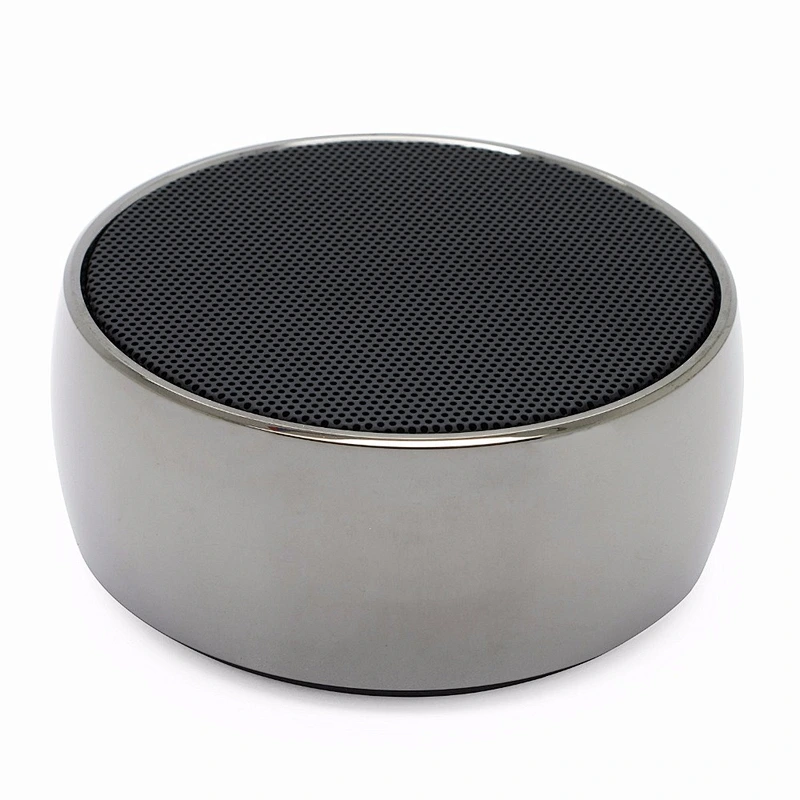 Promotion gift stereo handsfree subwoofer outdoor sports computer media player Mini portable round shape wireless speaker