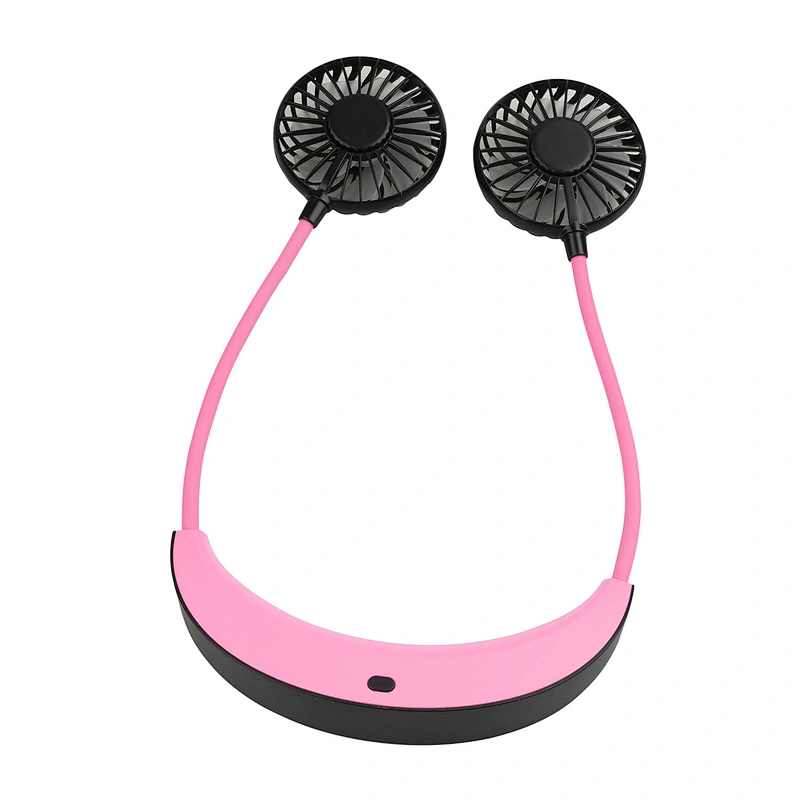 Hand-Free Portable Sports Outdoor Cooling Fans USB Rechargeable Neckband Lazy Neckband Fan