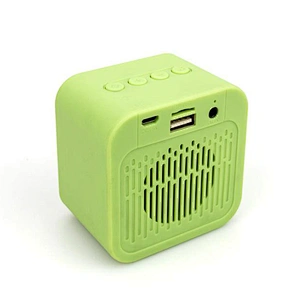 Free Sample Mini Square 3W Wireless Bluetooth Canvas Fabric Speaker