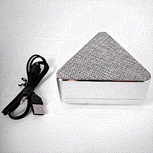 Portable Stereo Bluetooth Small Cheap Triangle Fabric Cover Wireless Music Speaker