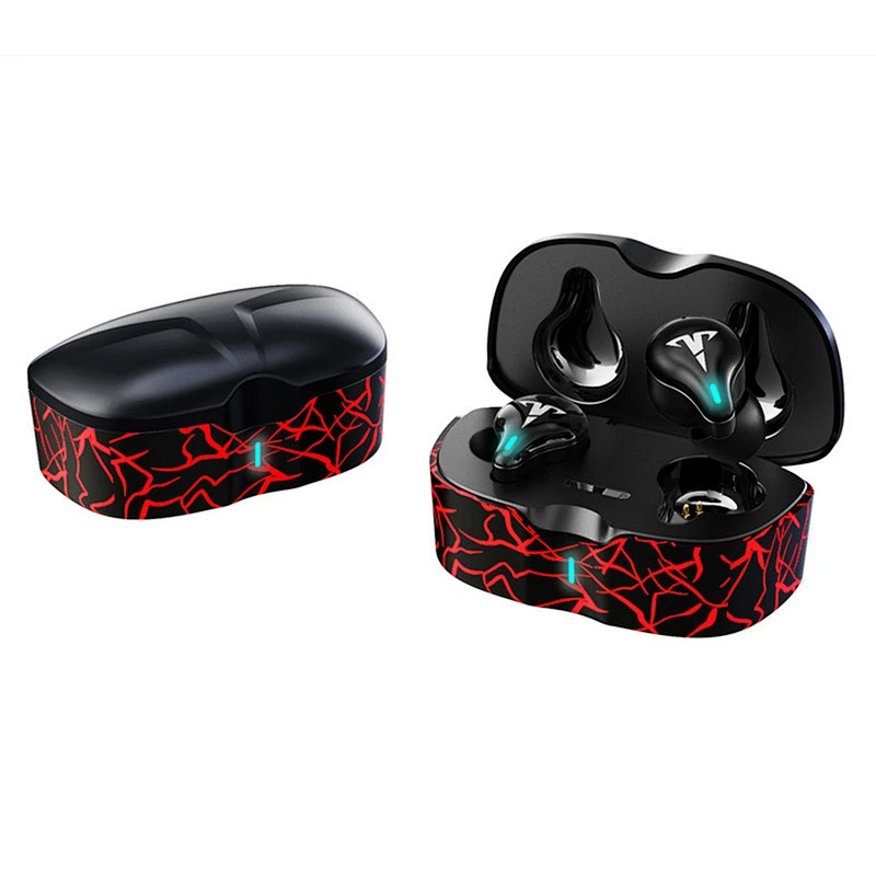 2021 Newest Gaming TWS Ture Stereo Earphone for i12 Game Festival Kid Present led Screen Wireless Bluetooth Earbuds