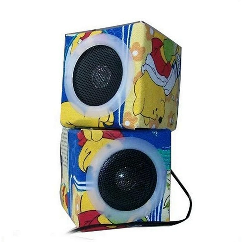 Full Printed Color Square Cardboard Folding Paper Speaker