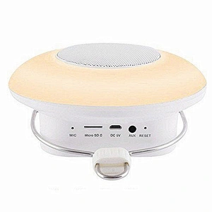 Portable Outdoor Camping Mushroom Bedroom Built In Mic Night Led Lamp Wireless Mini Light Bluetooth Portable Speaker