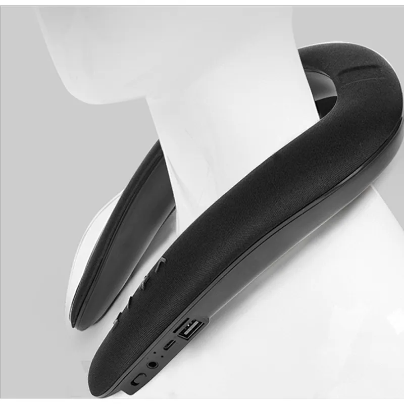 KINGSTAR Amazon Blue Tooth U Shape Wearing Pillow Speaker Hanging Wireless Neck Speaker