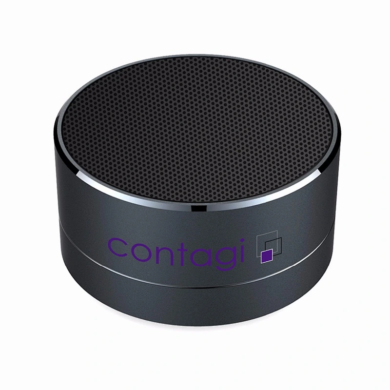 Round Metal Wireless Promotion Gift Custom Bluetooth Speaker
