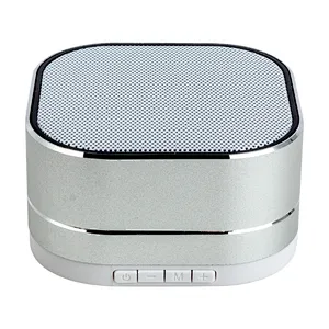 Promotion gifts outdoor car audio sound player Super Bass Stereo sound metal portable square aluminium mini wireless speaker