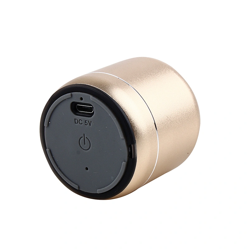 Mini Aluminum Cylinder Karaoke Mini Wireless Subwoofer Speakers