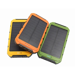 durable sos Led Light 10000mah solar power bank
