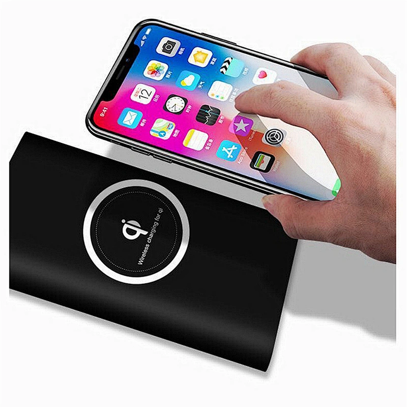 Promotional 10000mah Power Banks Qi Wireless Charger Powerbank