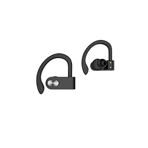 OEM Sports In Ear Ture Wireless Hanging Built in Mic Stereo Sound Bluetooth Earhook With Eva Charging Case