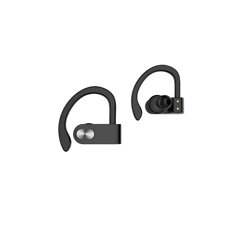 OEM Sports In Ear Ture Wireless Hanging Built in Mic Stereo Sound Bluetooth Earhook With Eva Charging Case