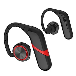 High Quality Sport Portable Stereo Dual Ear Earphones Twins Hook Bluetooth IPX6 5.0 Wireless Mini Tws Waterproof Earhook Earbuds