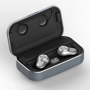Hot Sale With 1200mAh Battery Powerbank Square Charging Box Mini True Wireless TWS Earbuds