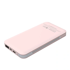 Custom 8000mah Phone Charger Digital LED Display 3 Cables Wireless Charger Qi Powerbank