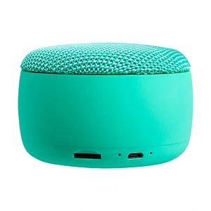 portable subwoofer cloth cover fabric material stereo wireless round 3W tws speaker