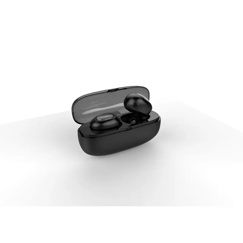 true wireless earbuds TWS 5.0 stereo sound earphone with charging box