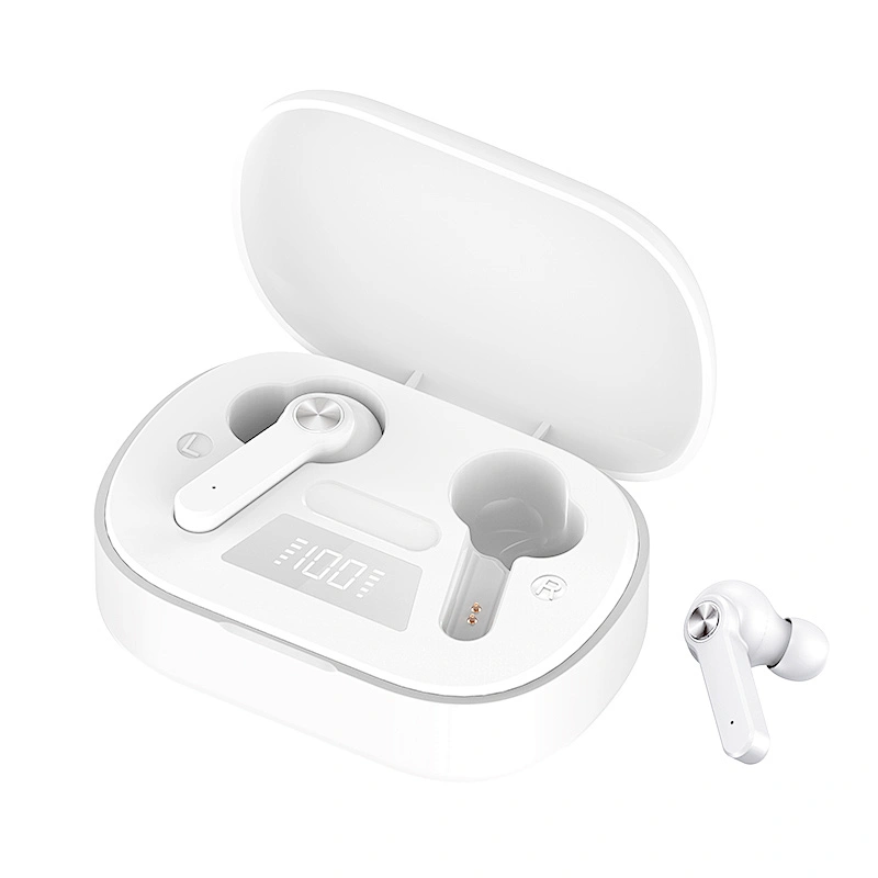 noise cancelling stereo bt 5.0 mini truely wireless tws powerbank headphones