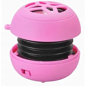 Cheap Promotion Round Mini Wired Small Hamburger Speaker
