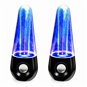 Color Changing Fountain Speaker Tower Spray Dancing Water Speaker