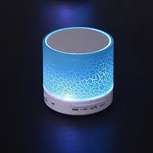 Promotion Gift OEM BT Stereo Music Player LED Multifunctional Portable Mini Crack Bluetooth Cylinder Crack Wireless Speaker