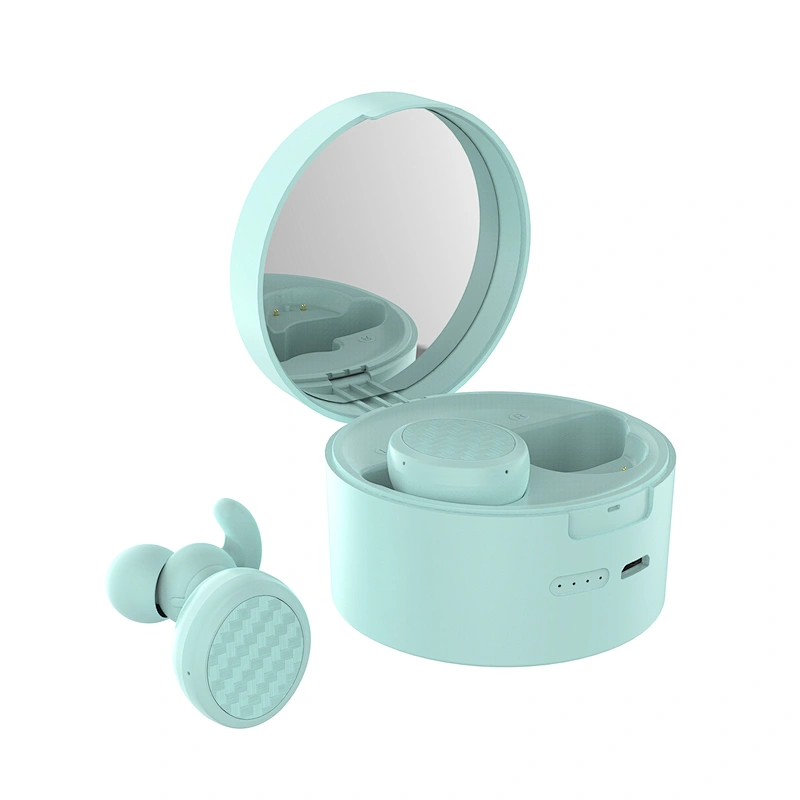 New Arrival Dual Ear Invisible 5.0 Bluetooth Mini TWS Wireless Earbuds With Mirror