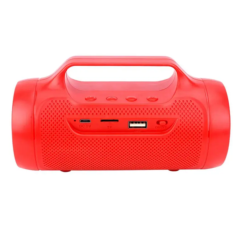 portable outdoor  handsfree stereo rugged wireless bluetooth handle speaker