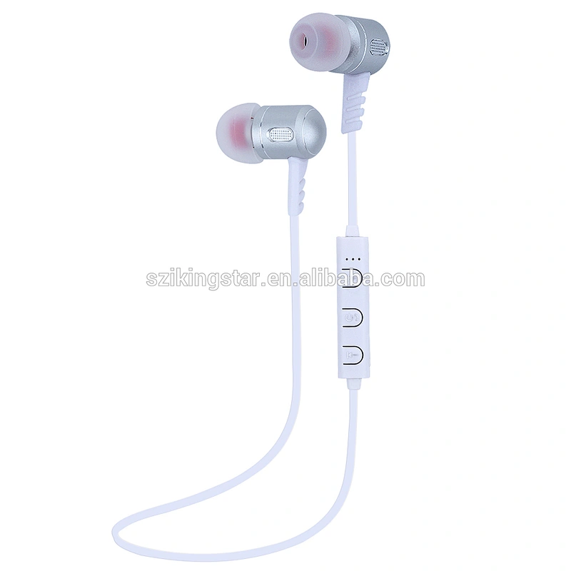 Universal Portable Magnet Metal In-ear Sport Wireless Earphone