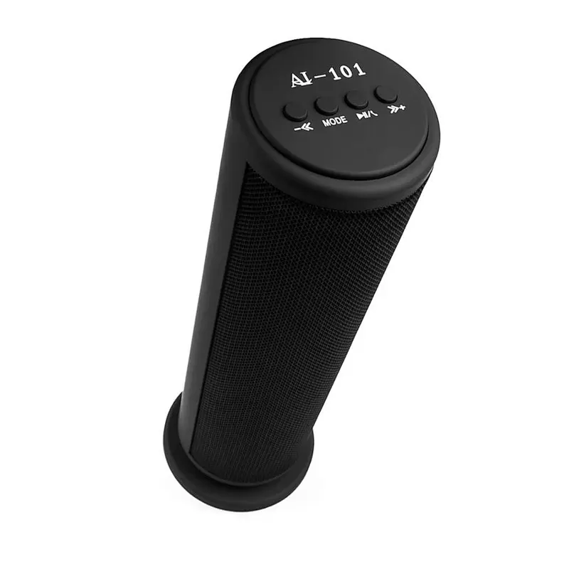 cheap wholesale 6w stereo cylinder RGB flashlight led wireless speaker