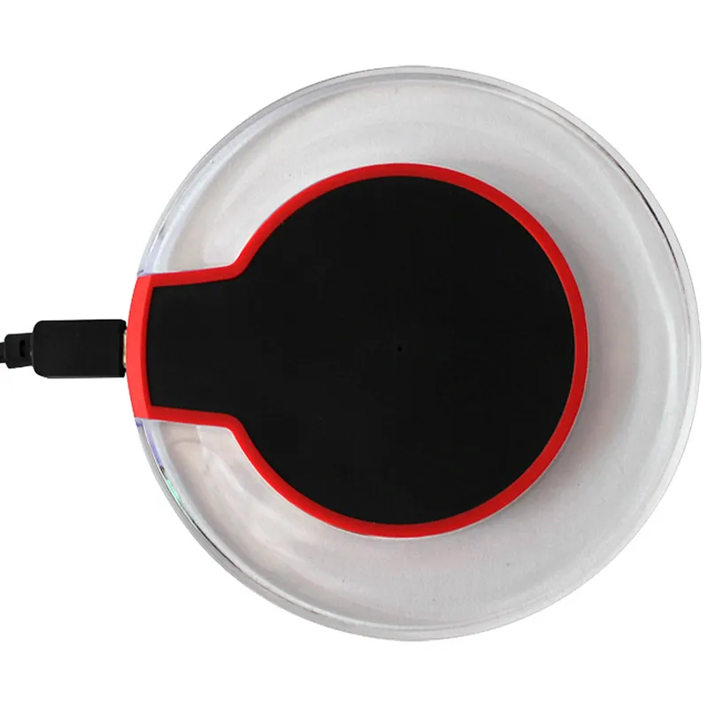 High Quality Small Crystal QI Portable Wireless Charger